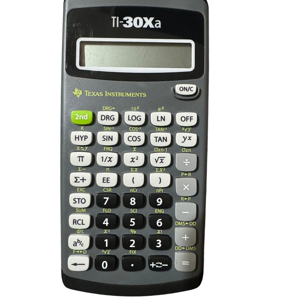 Texas Instruments Ti-30Xa Calculator - Works - Picture 4 of 6